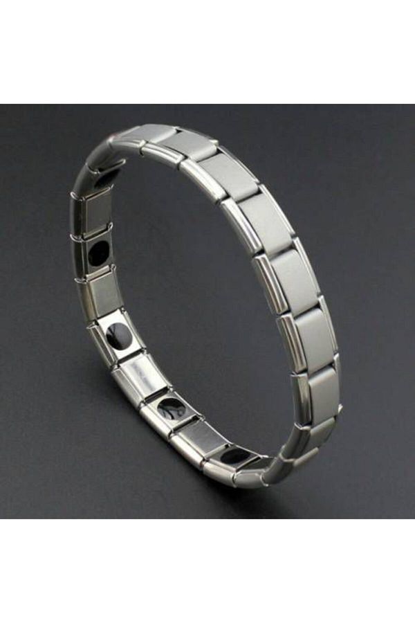Market66 Germanium Anti Stress Flexible Balance Bracelet Never Stainless Steel Metal Italian Charm Bracelet Trendyol