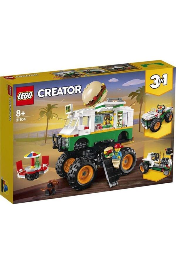 LEGO Creator 3 in 1 Monster Hamburger Truck 31104 Trendyol