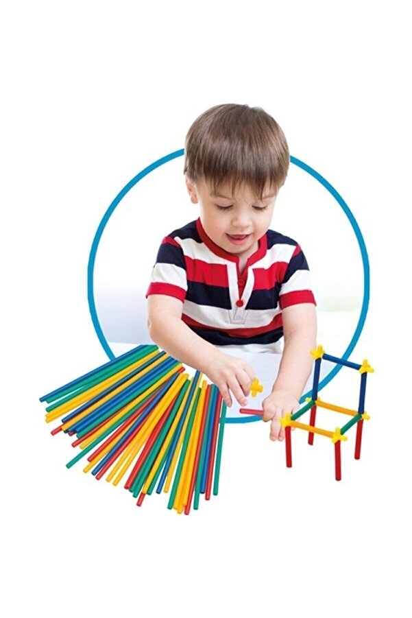 TOMBİ-X Kutusuz Eğlenceli Bambu Çubukları 300 Parça