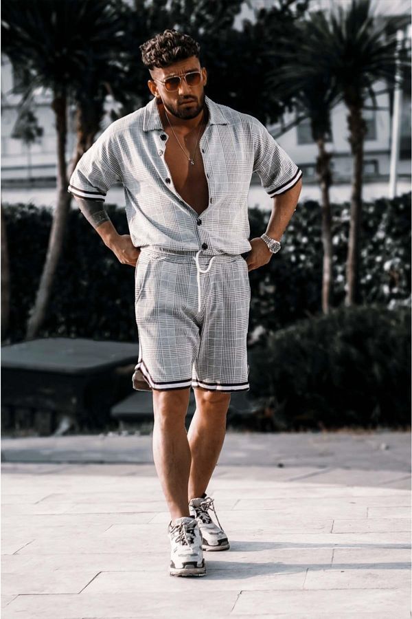 MOSST Tracksuit Set Shirt and Shorts Set Trendyol