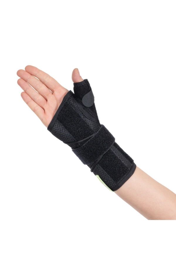 Wingmed-Lace Up Thumb Supported Hand Wrist Splint with Mesh (de Quervain Syndrome, Carpal Tunnel Syndrome) 1