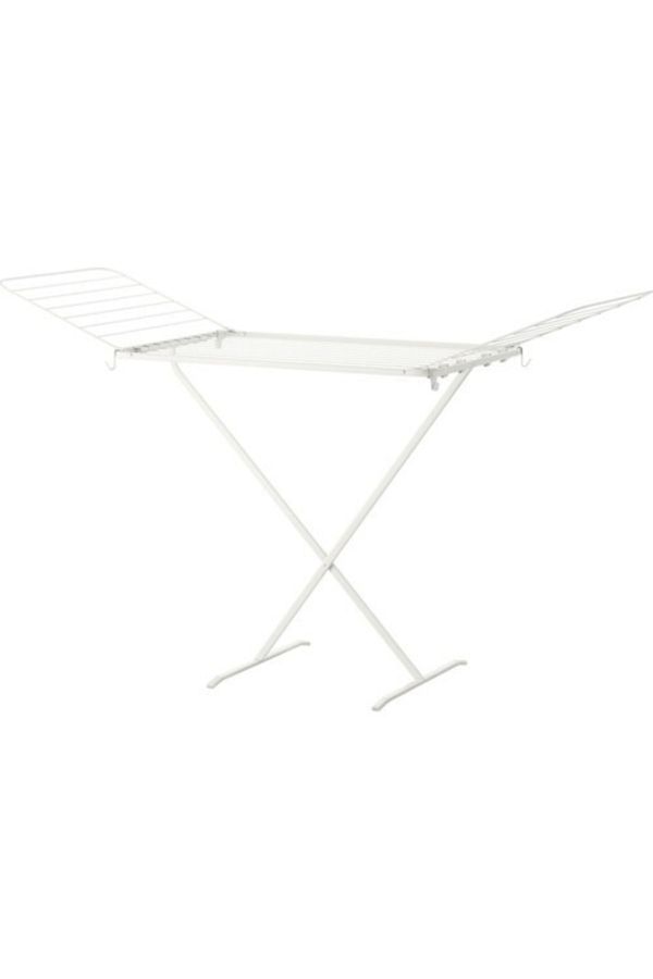 BARBUN Ikea Mul g Footed Foldable Clothes Drying Rack White Trendyol