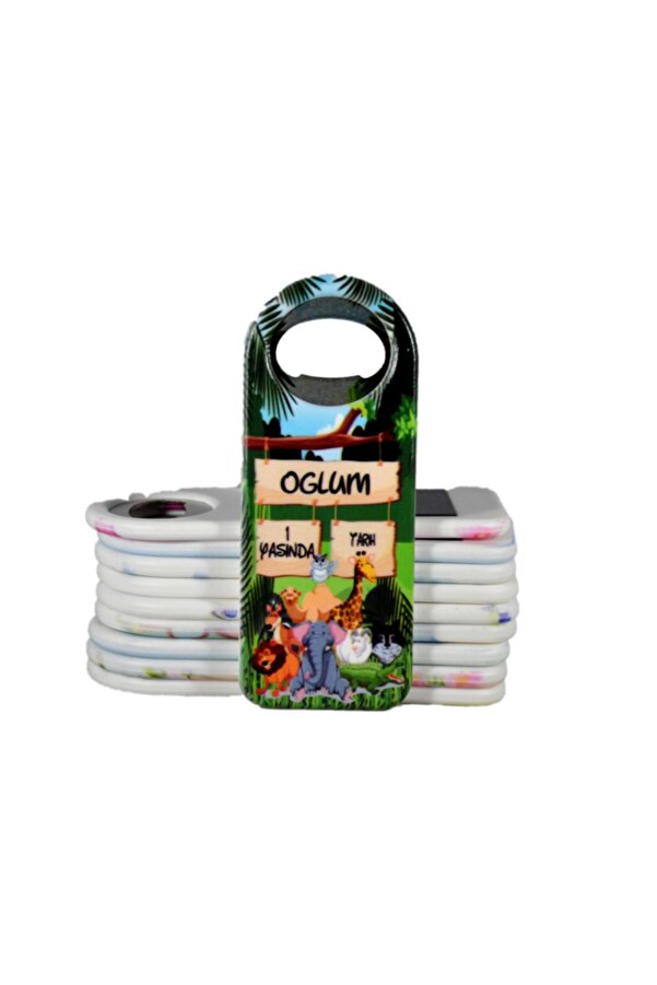 sılamhediyelik 25 Adet Doğum Günü Mevlid Sünnet Bebek Çocuk Açacak Magnet Hediye