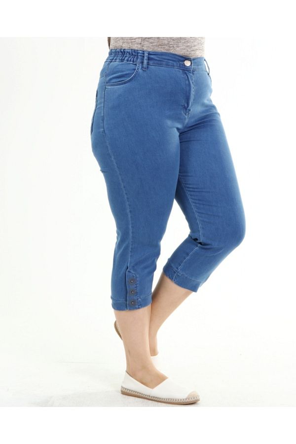 Mom jeans capri discount