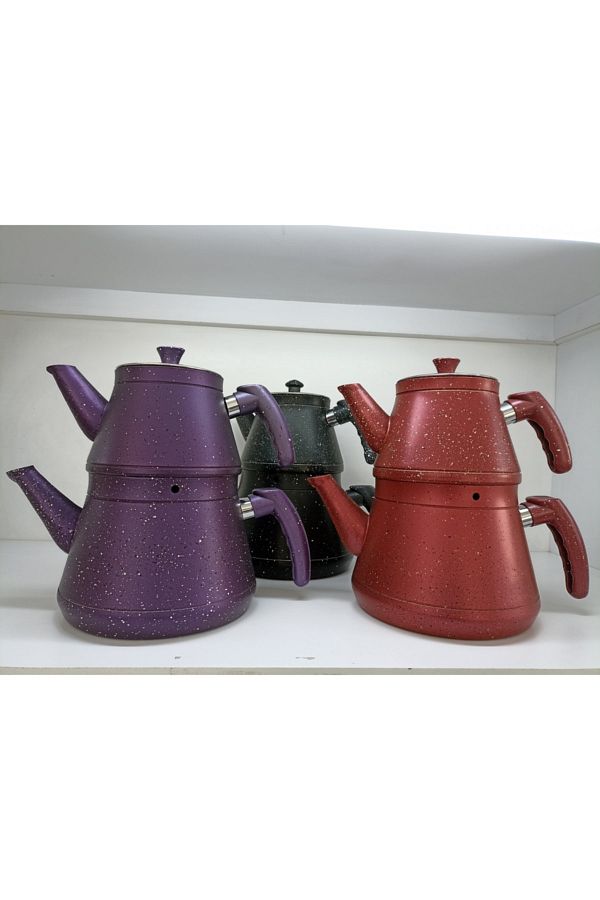 Lider-Granite Teapot with Bakelite Handle 1