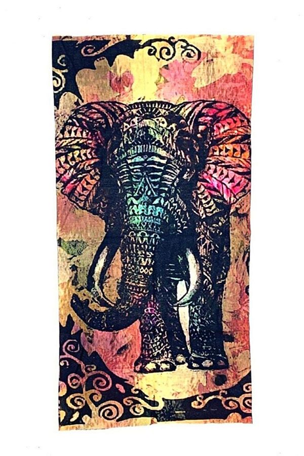Dünyadan Hediyeler-Elephant Themed Buff Neck Collar Bandana No:104 1