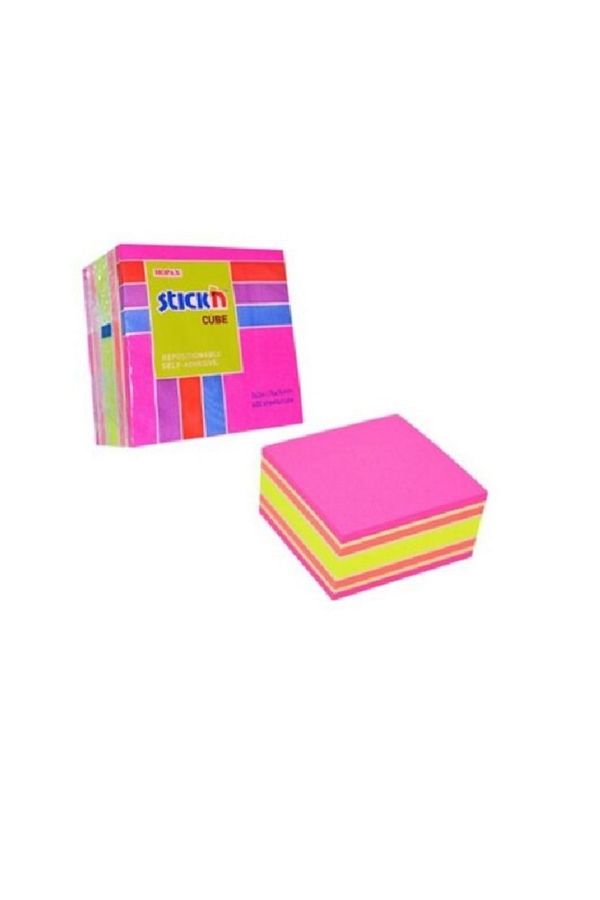 Gıpta-- Stickn 76x76 Mm Cube Block 4 Colors Mixed 400 Sheets 1