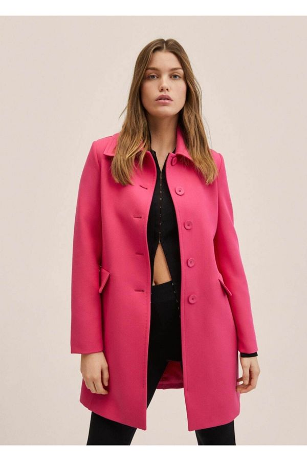 Mango pink coat on sale