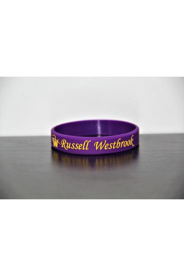 PurpleJam-Russell Westbrook Purple Yellow Lakers Basketball Nba Bracelet 1