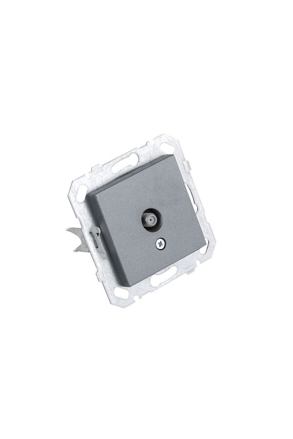 Netelsan-Byobu Smoked Satellite Socket Without Frame with F Connector 1