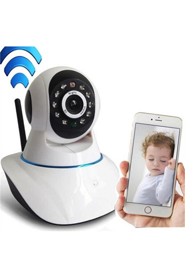 Genel Markalar Kingboss Ip-26 Hd 360 Derece Ip Bebek Ve Güvenlik Kamerası B