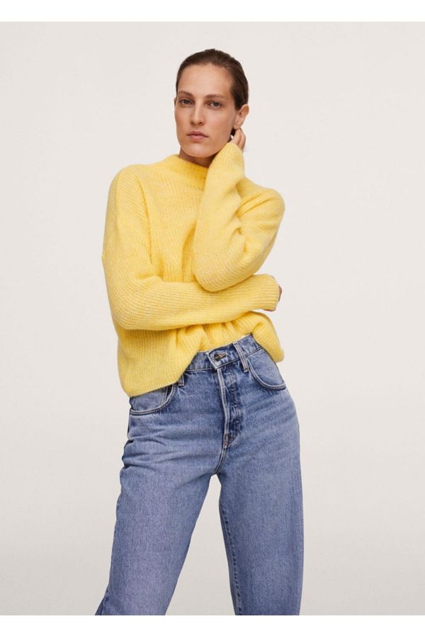 Mango yellow sweater store