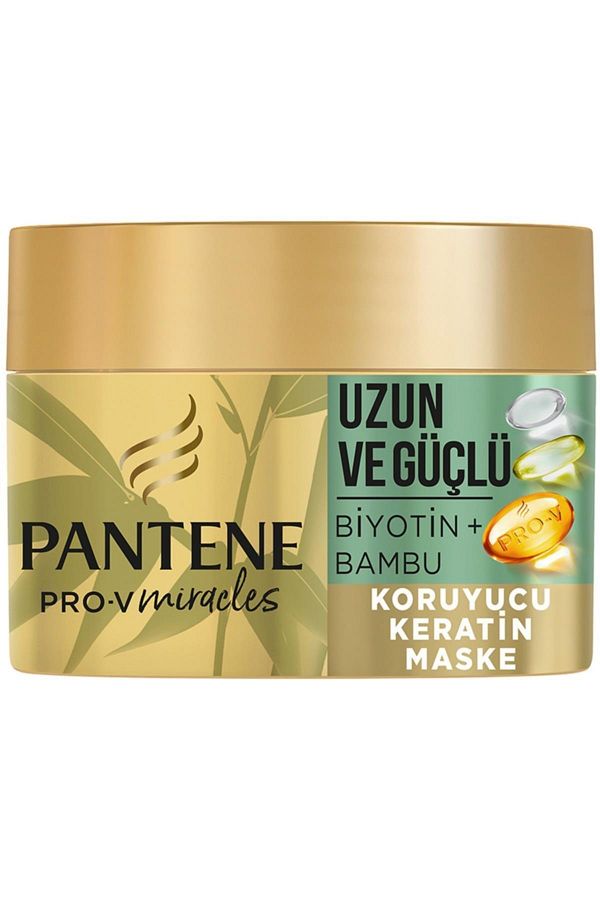 Pantene-Bamboo and Biotin Long and Strong Series Mask 160ml 1