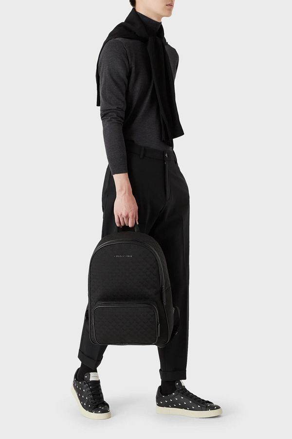 Mens backpack armani outlet