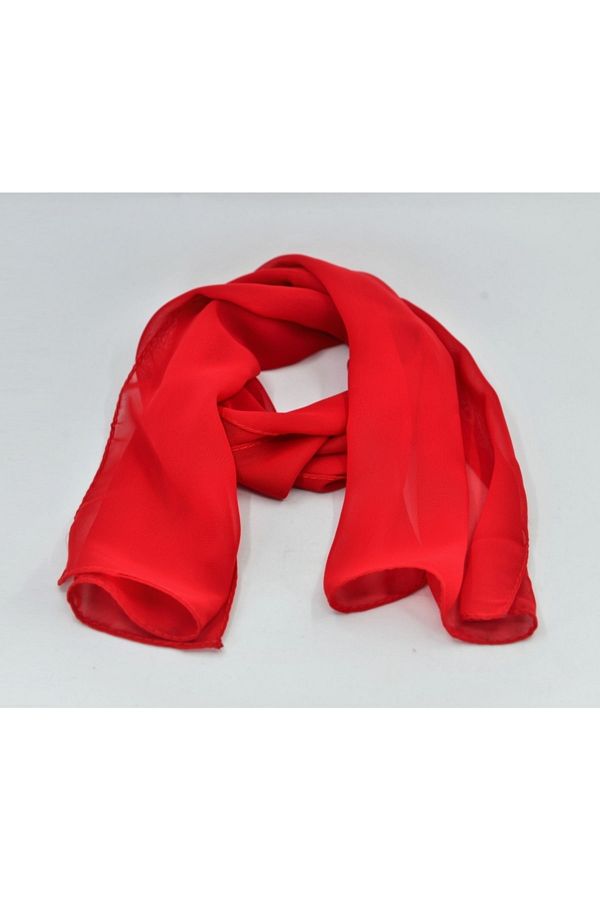 PROMOSTURKEY-Red Chiffon Scarf 23 April, 19 May, 29 October, 30 August Women's Day 1