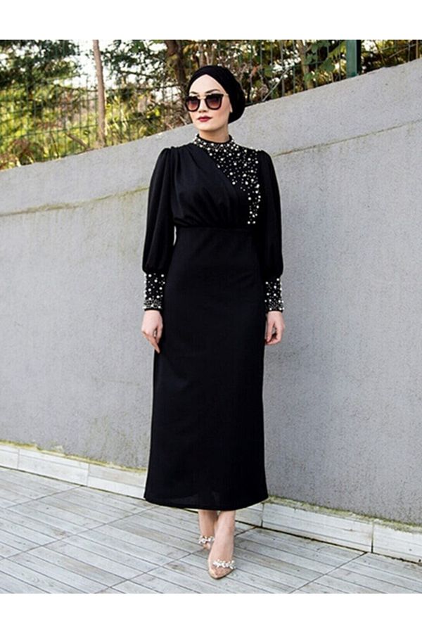 VOLT CLOTHİNG-Rochie de ocazie specială cu perle 1