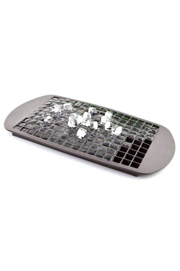 AKCAKESE-160-Piece Mini Cube Shaped Silicone Icebox - Anthracite Color Mini Cube Presentation Icebox 1