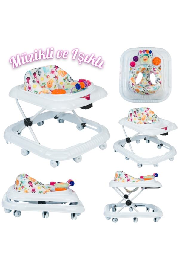 YOGH Bebek Müzikli Yürüteç Dido Müzikli Bebek Yürüteç Örümcek