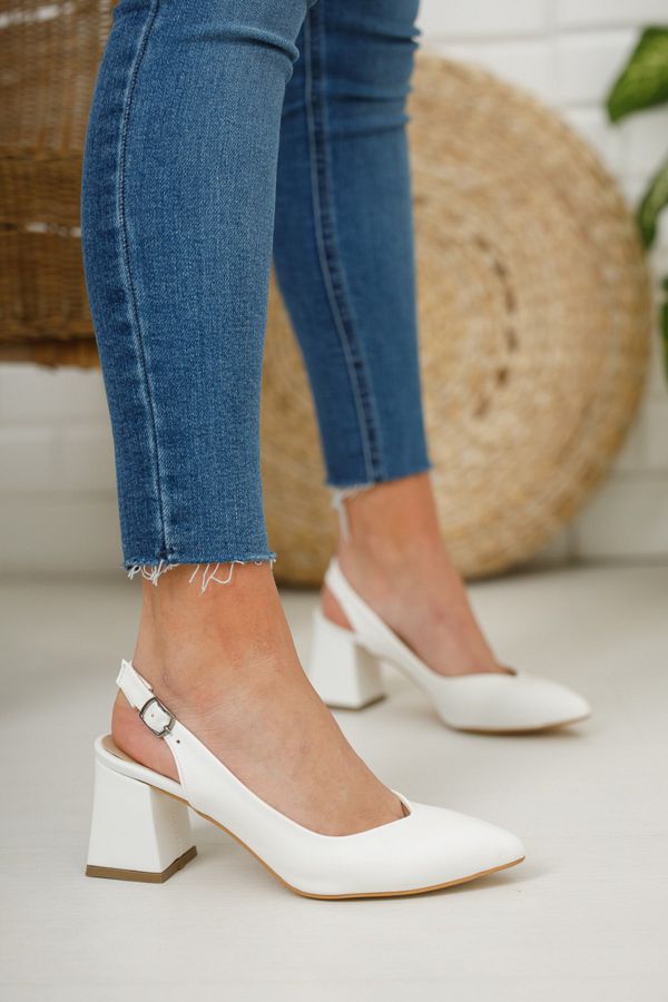 Moda Değirmeni-Pantofi clasici cu toc de damă Md1042-119-0002 1