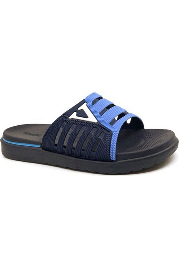 GEZER-Papuci de zi cu zi pentru bărbați, albastru bleumarin pentru plajă, piscină, baie 09652 1