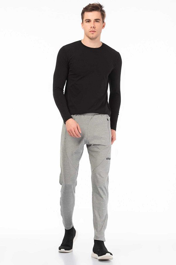 UHLSPORT-Men's Gray Goal Pants 1