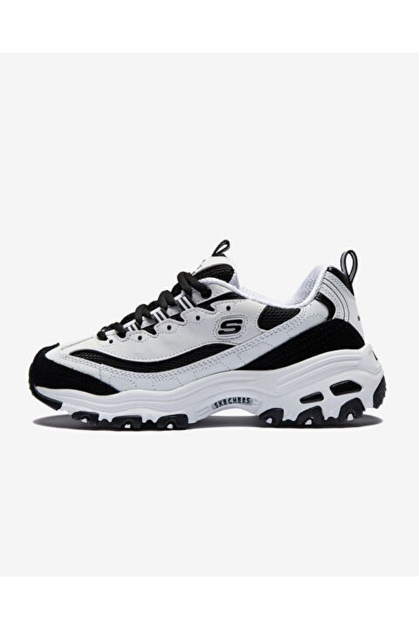 Skechers D Lites March Forward White and Black Trendyol