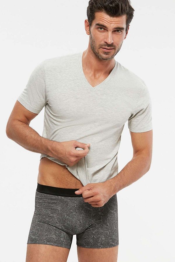 Kom-Ανδρικό βαμβακερό μπλουζάκι Antonio V-Neck (2 πακέτο) 1
