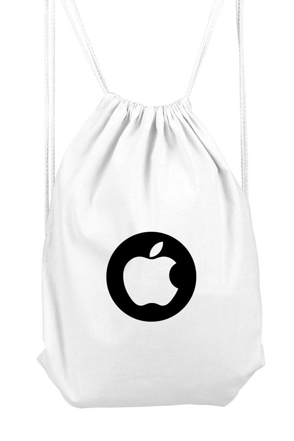 Apple logo backpack outlet