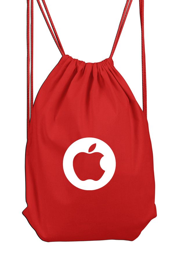 Apple logo backpack clearance