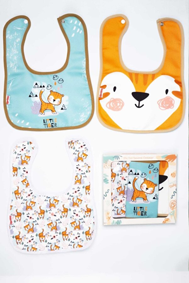 Mai Perla Little Tiger 3'lü Mama Önlüğü