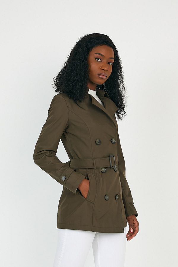 Coat with plaid lining cheap