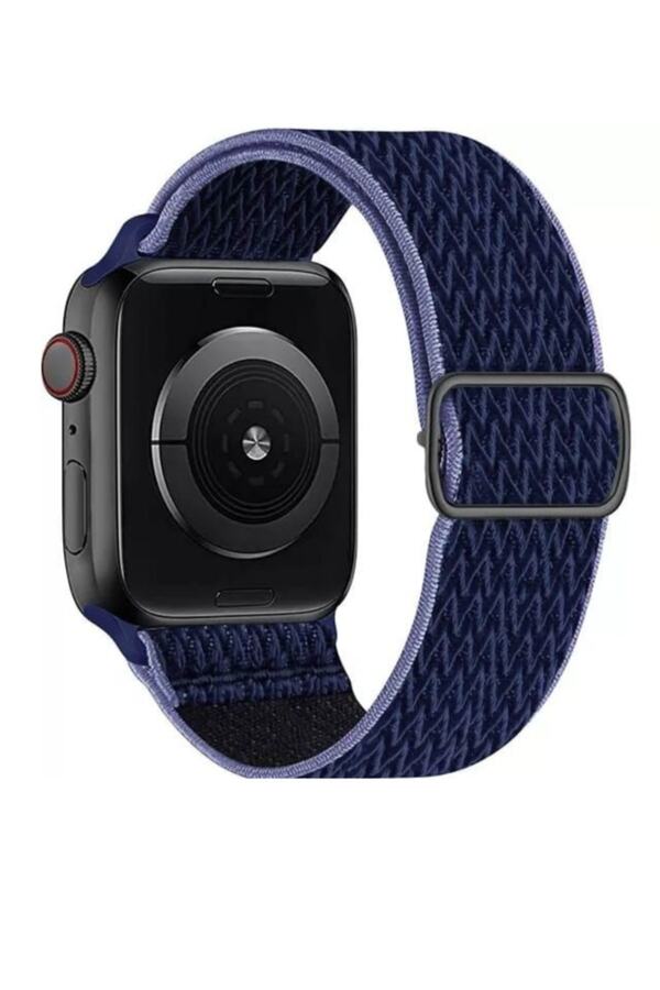 GREGOSS-سلسلة Apple Watch 2-9، 38-41 مم - حزام مطاطي مع إبزيم متطابق 1