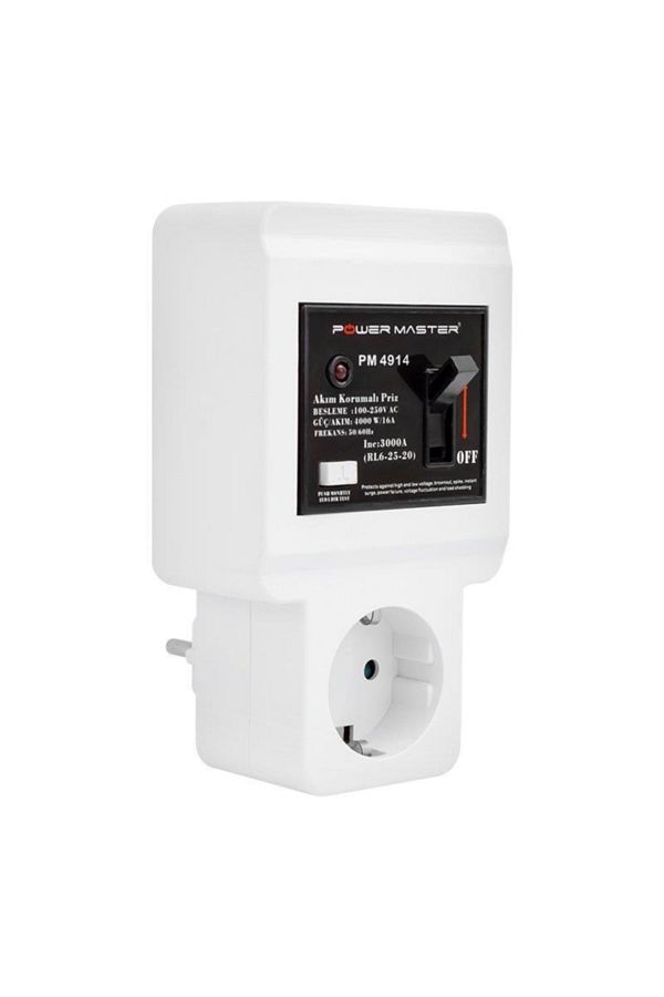 Powermaster-مقبس حماية تيار واحد 220 فولت 16 أمبير - Pm-4914 1