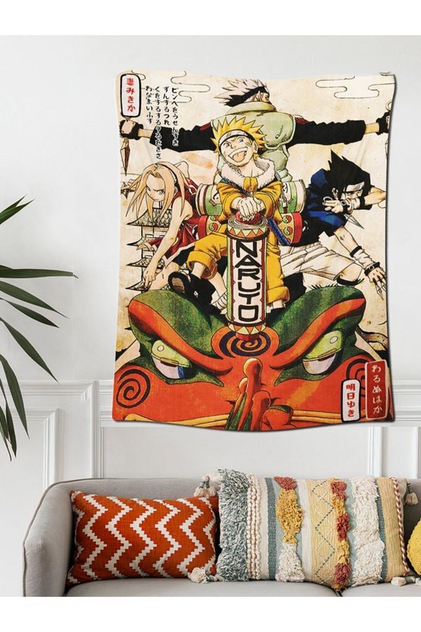 Buka Shops-Anime Naruto Velvet Wall Carpet 70x100 Cm 1