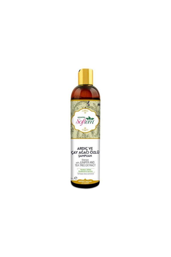 Aksu Vital-400 ml Softem Juniper and Tea Tree Extract Shampoo 1