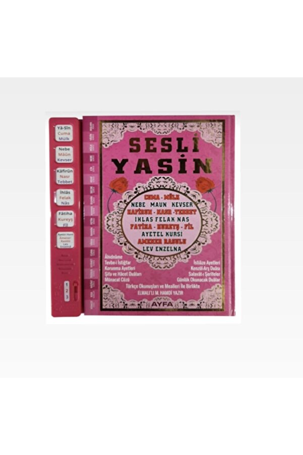 Ayfa Basın Yayın Ayfa Sesli Yasin-i Şerif Kitabı Pembe