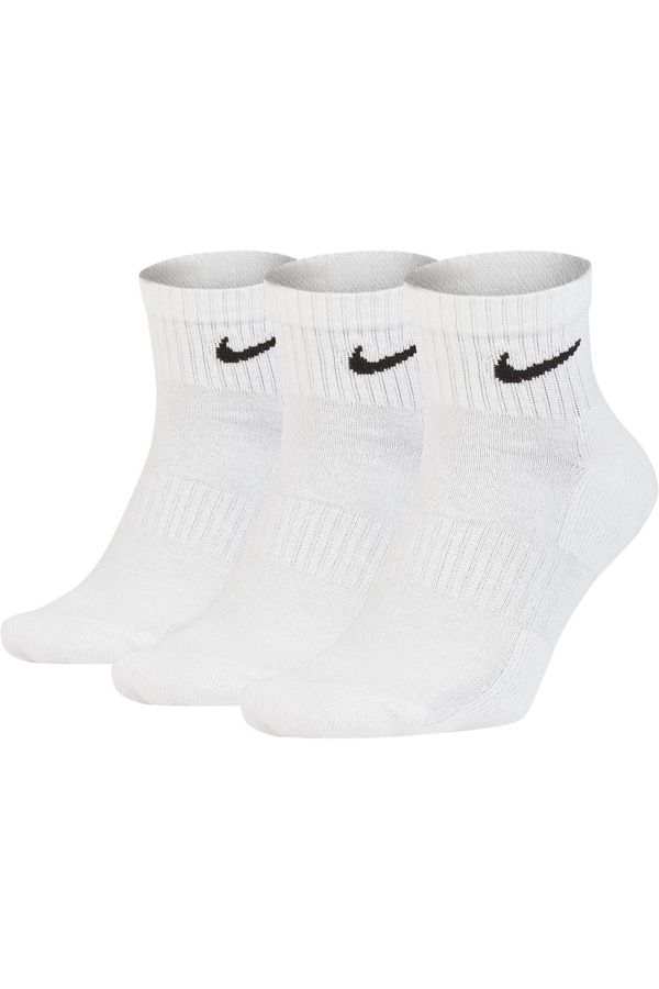 Nike-Sx7667-100 Everyday Cush Ankle Sports 3 Pack Men's Sports Socks 1