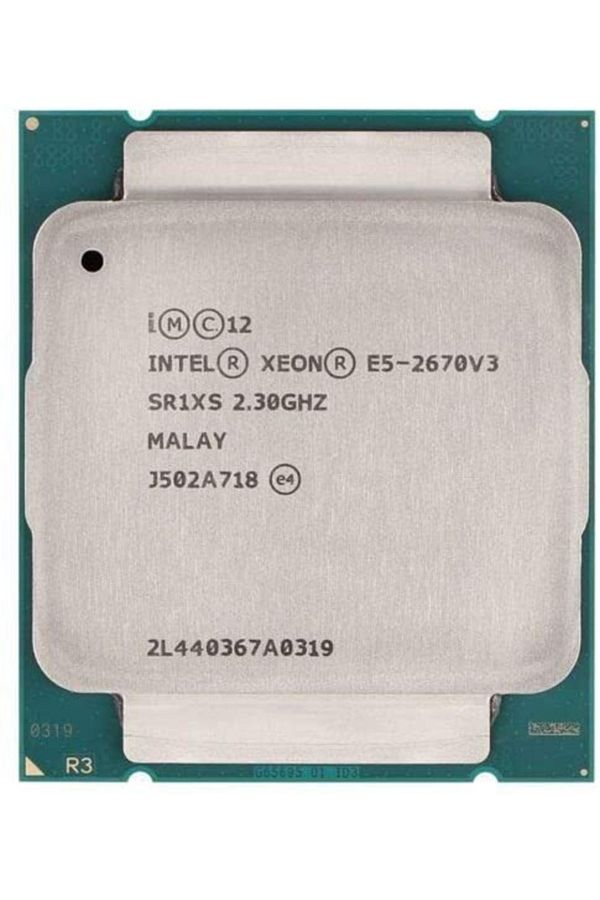 Intel-Xeon E5 2670v3 2.3ghz Turbo 3.1 Ghz 30mb Cache Processor (FANLESS) 1