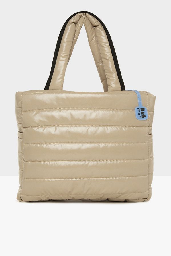 Bagmori-Mink Women's Rail Inflatable Pouf Bag M000006249 1