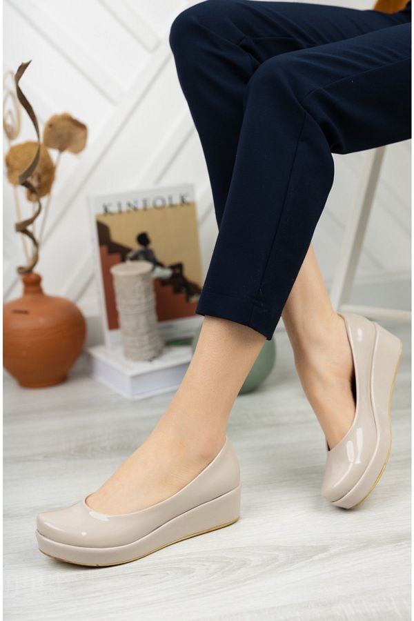 Wedge sale ballerina shoes