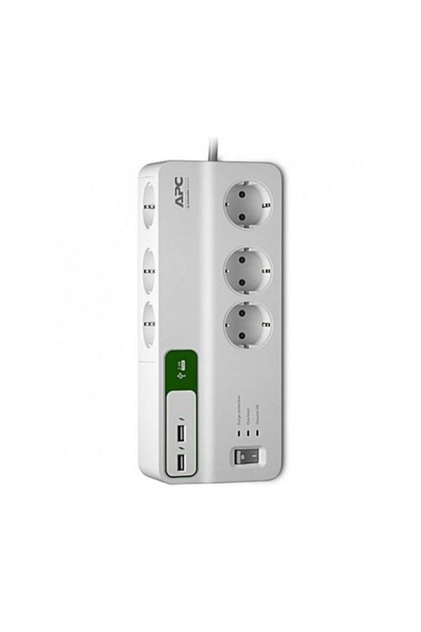 Apc-Schneider Pm6u-gr 6-Piece USB Surge Protected Socket 1