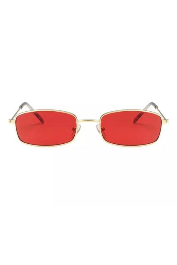 Toz Vintage-Red Narrow Vintage&Retro Cat Sunglasses 1