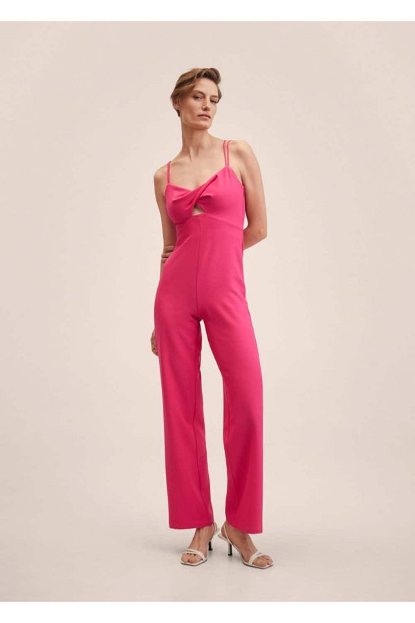 MANGO Jumpsuit Pink Casual Trendyol