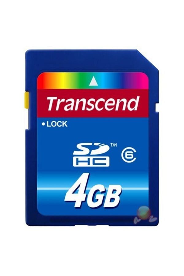 Transcend-4 GB Class 6 Secure Digital Memory Card Sdhc Ts4gsdhc6 1