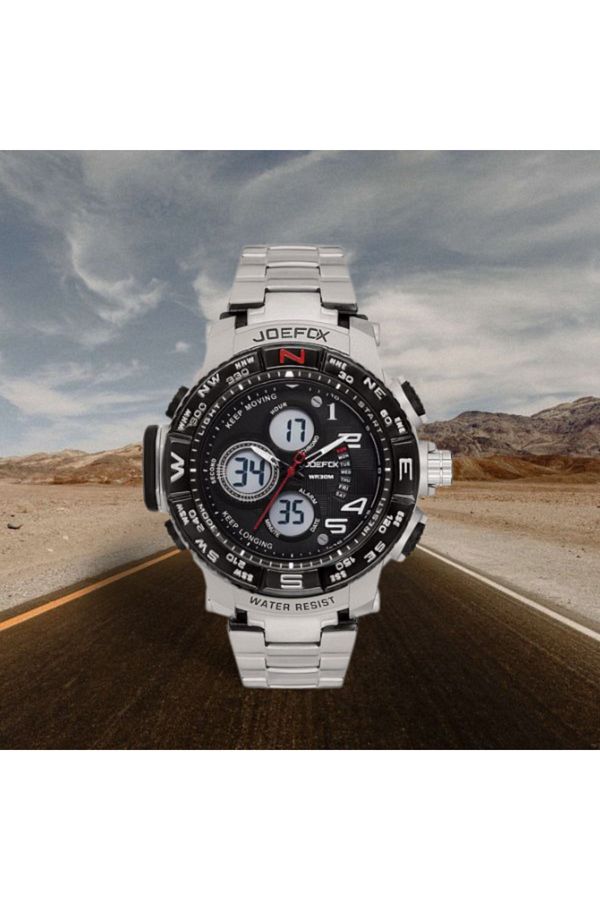 Joefox Multifunctional Steel Cord Men s Wristwatch 1711g Trendyol