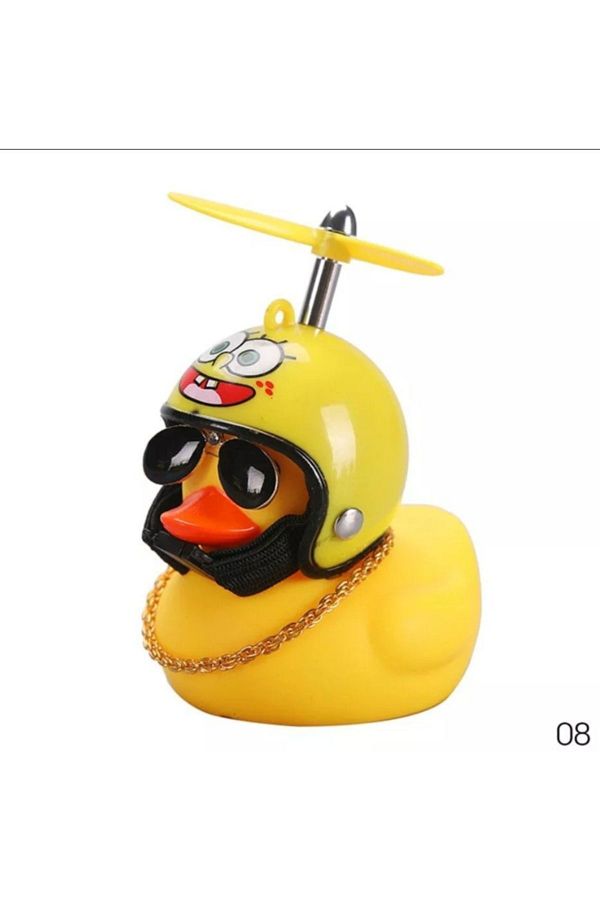 ROTA-Duck SpongeBob Patterned Vehicle Torpedo Ornament with Helmet - Magnificent SpongeBob Patterned Torpedo Ornament 1