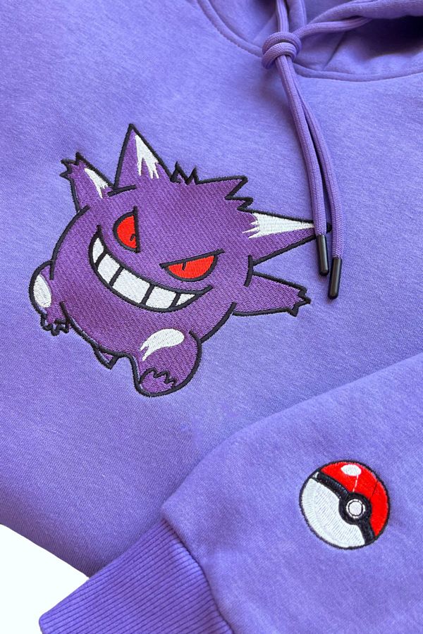 Theseem Gengar Embroidered Oversize Hoodie Trendyol