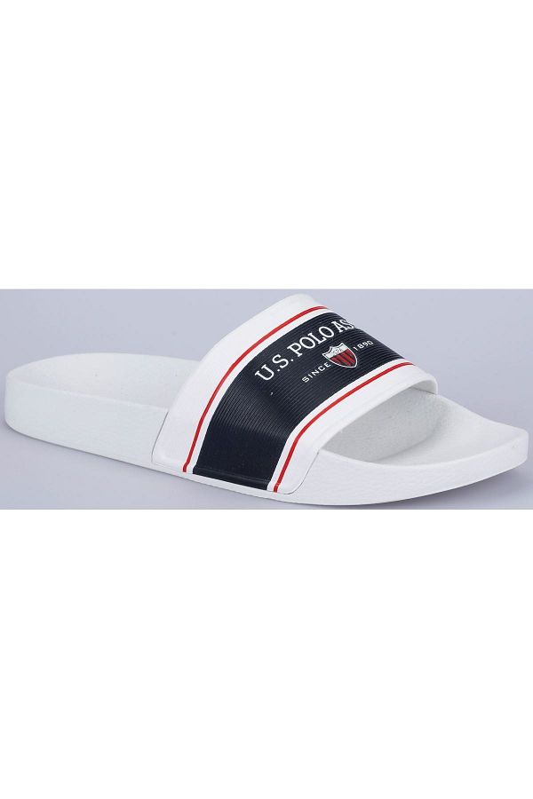 U.S. Polo Assn. Men s Rugby 2fx Slippers White As00892195101150626 Trendyol