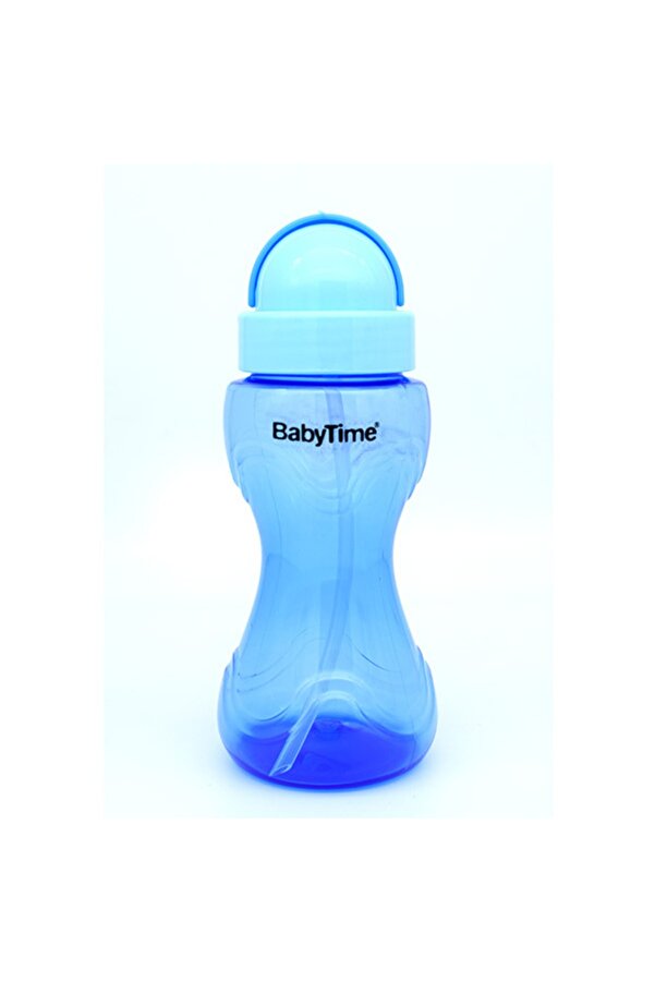 Babytime Mavi Renk Pipetli Bardak