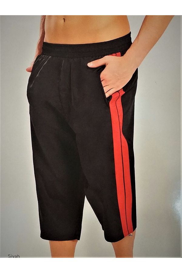 Adasea Men s Capri Swim Shorts Black Trendyol
